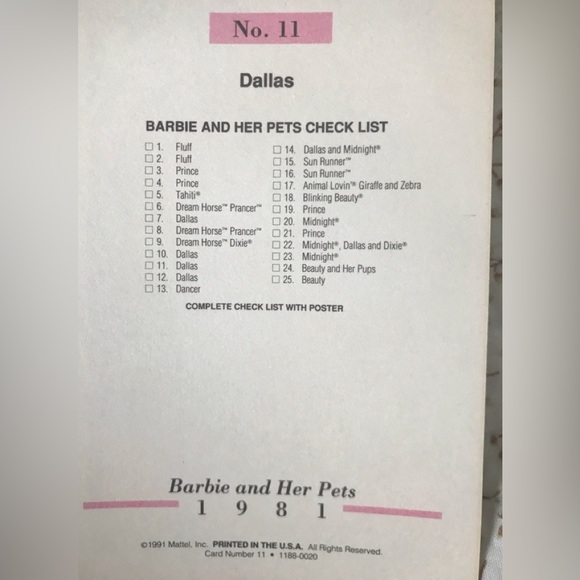 ✨ Random Lot Of 50 Vintage Barbie Trading Cards From 1991 ✨ - Picture 4 of 14